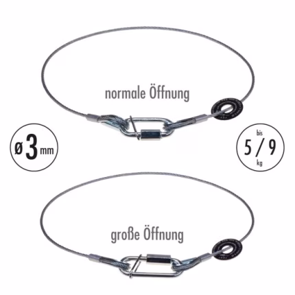 Cavo di Sicurezza 3 mm con KSV – fiRSTstage