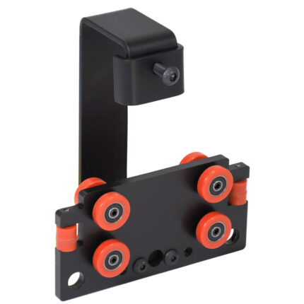 Carrello di testa FlexRail con sistema a 8 ruote per trazione tende a corda e motorizzata