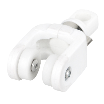 carrello di scorrimento bianco