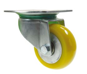 230-9130-2420_2.jpg C.Adolph – Ruota orientabile 100 mm 3000-A/100-40 bombata – h 125 mm - immagine 1