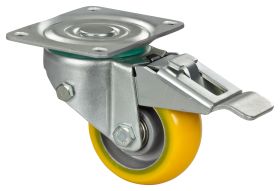 230-9150-2431_1.jpg C.Adolph – Ruota orientabile 100 mm 3000-FG/100-40 bombata – h 125 mm - immagine 1